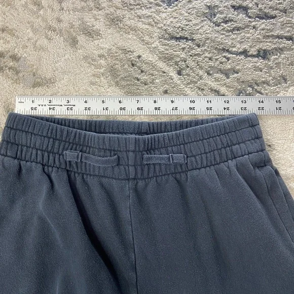 Under Armour Baggy Sweatpants Small Black Fleece Lined Drawstring Flat Front - Picture 8 of 9